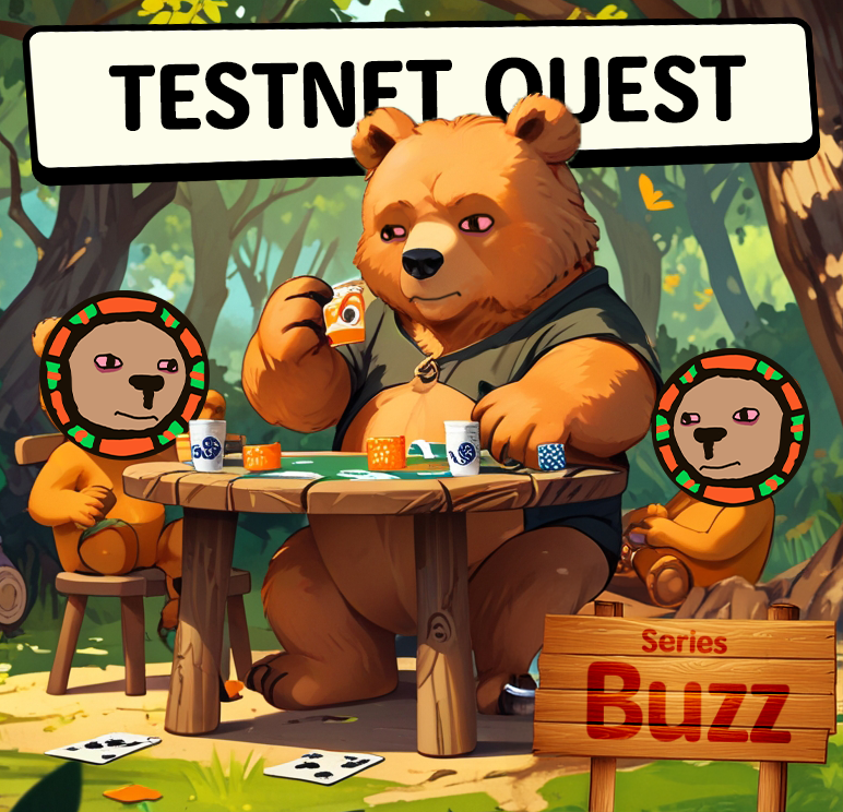 berapoker_'s tweet photo. 1/4
Henlo world🐻❤️

BeraPoker’s Testnet Quest “Series 🅱️uzz” is LIVE!

We've got two quests again this time: the Point Quest and the $BOKER leaderboard! 🎯🏆

Play, earn points, and rise through the ranks! 🚀