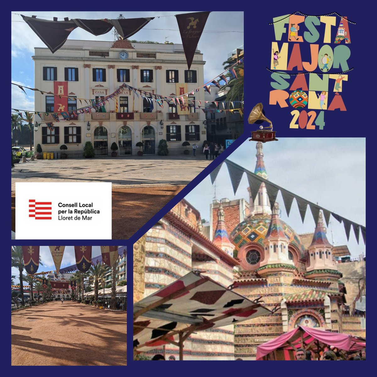Bona Festa Major 
Sant ROMÀ 2024

#ConsellLocalxlaRepúblicaLloretdeMar 
#SantRomà2024
Festa Major
#PreparemNos 
#mantincelcatalà