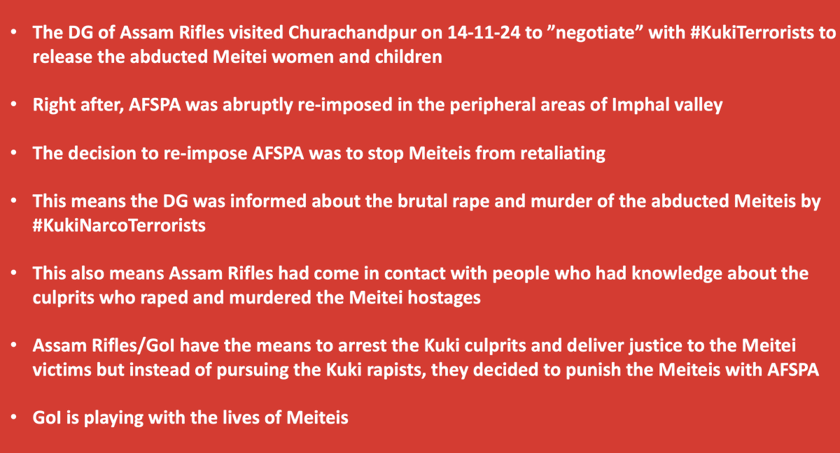 Justice for #Meiteis denied‼️

#KukiBabyKillers
#KukiChildRapists
#KukiTerrorists 
#Justice4MeiteiHostages