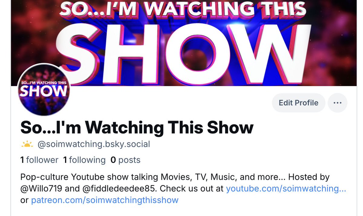 So...I'm Watching This Show tweet media