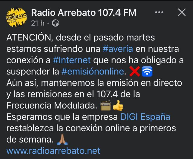 Esperemos que se arregle pronto.