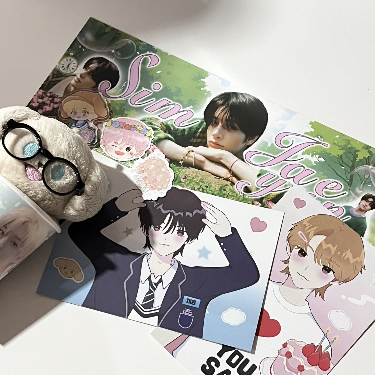 เฟ่น่ารักมากๆคับบ  กอว.ก็น่ารัก 😻😻 #Bluebloomsmemoirswith_JAKESIM