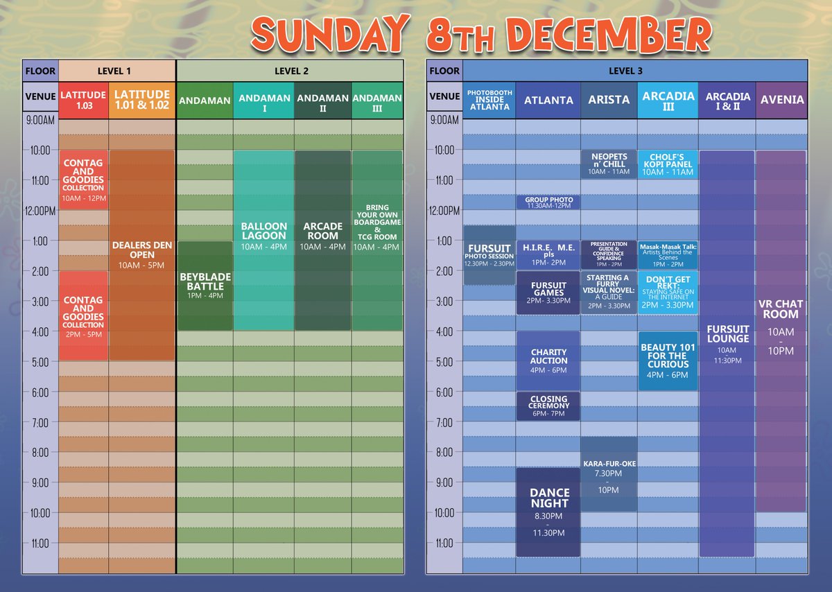FURUM_MY's tweet image. [Schedule]

Heya all,

Here is the schedule for FURUM &apos;24 - Underwater!

Hope to see you all soon!
