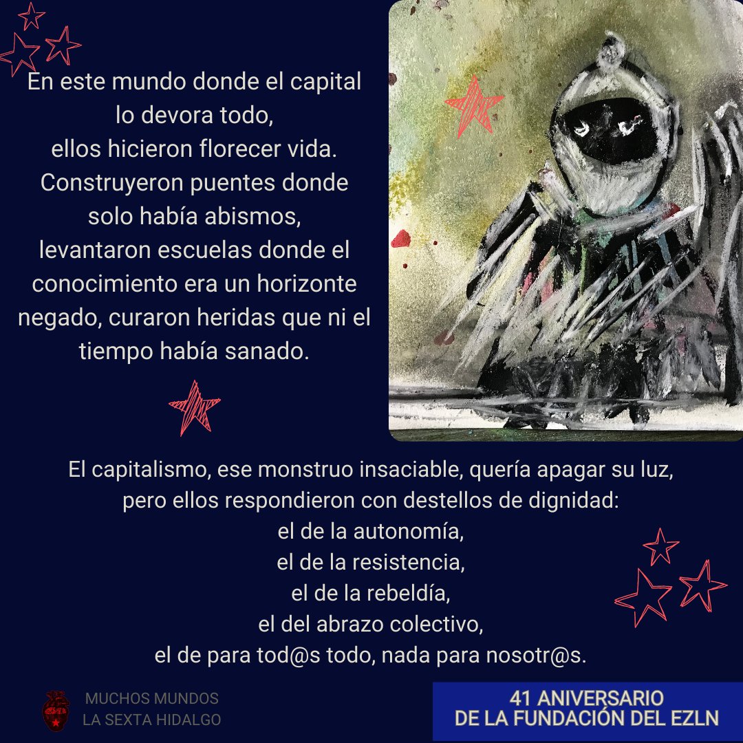 ¡Alto a las agresiones contra las comunidades zapatistas! #EZLN #41Aniversario #AltoALaGuerra #Chiapas