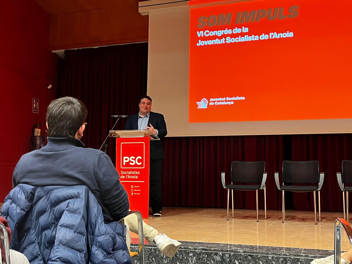 Avui finalitzo la meva etapa cop a primer secretari de les <a href="/jscanoia/">JSC Anoia /❤️</a> al VI Congrés de Federació.

Endavant <a href="/oriol_almiron/">Oriol Almirón Ruiz</a> amb aquesta nova etapa, sempre al teu costat! 🌹
#SomImpuls