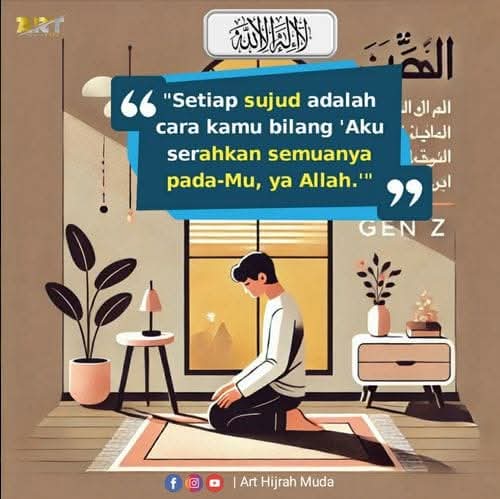 PeradabanIslam3's tweet photo. Setiap Sujud adalah cara kamu bilang "Aku Serahkan semuanya pada-Mu ya Allah"

#sujud
#islam
#artHijrahMuda https://t.co/81lWLYDeZk