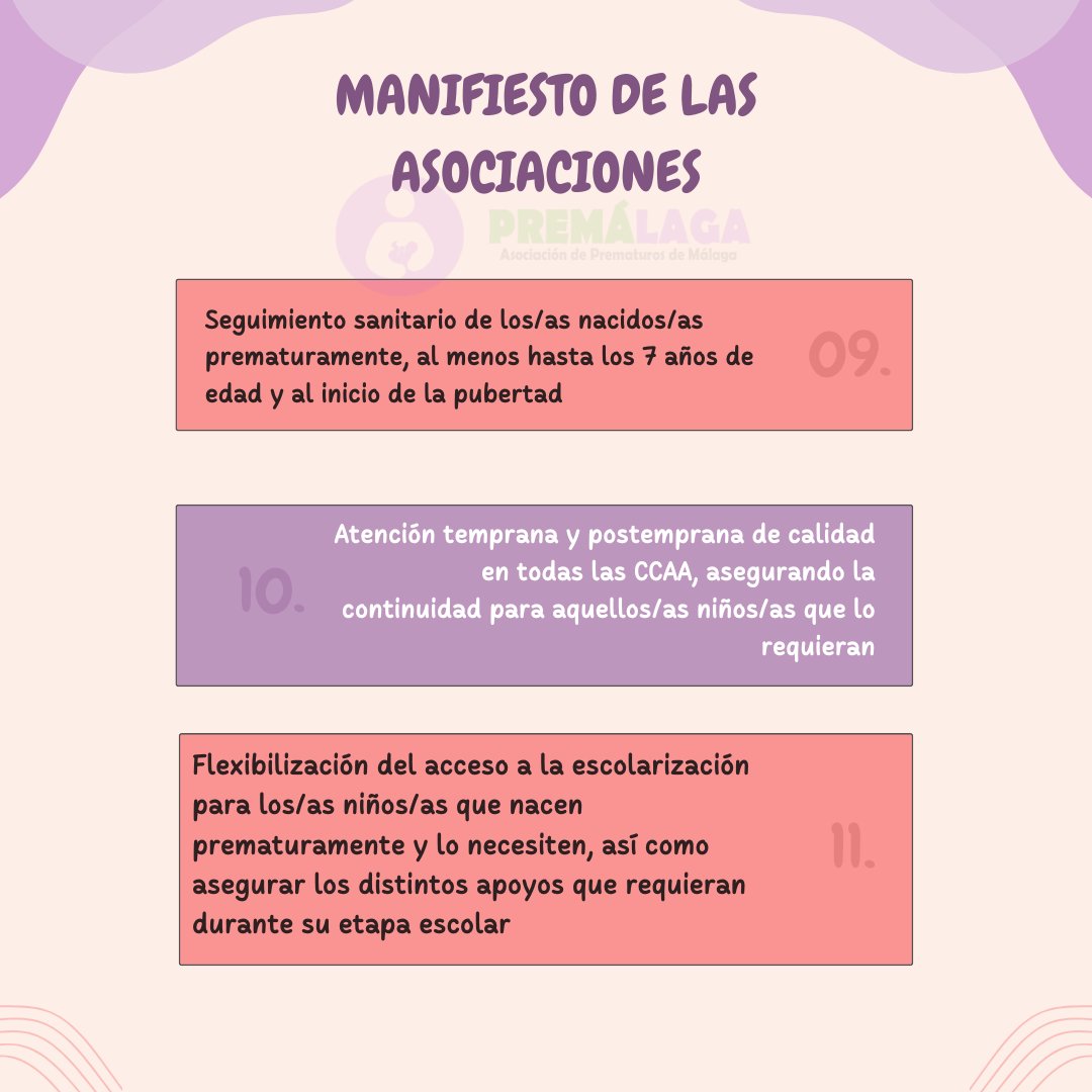 Desde PREMÁLAGA, queremos compartir con orgullo el Manifiesto de las Asociaciones de Familias con Hijos Prematuros, un documento que surge del I Foro de Presidentas y Presidentes de Asociaciones de Familias con Hijos Prematuros, organizado por <a href="/APREMprematuros/">APREM</a>  el pasado octubre