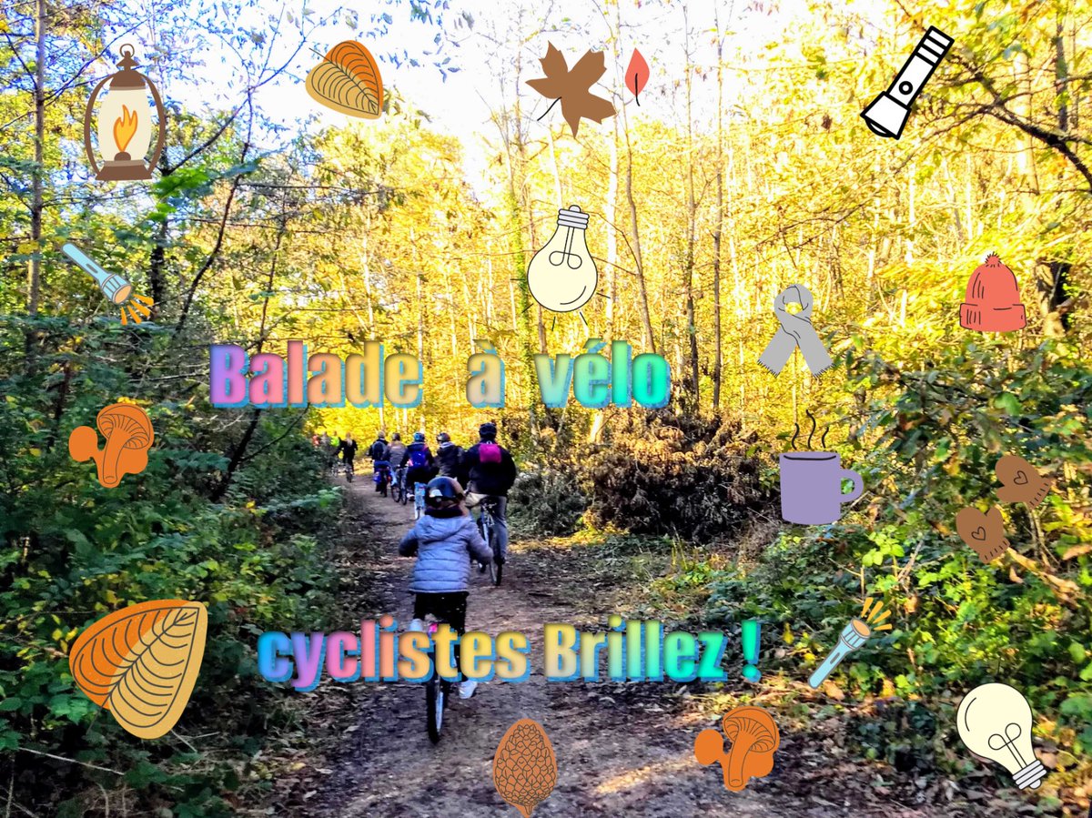 RDV dimanche 24 novembre à 13h30 devant la mairie de Clamart pour le départ d'une balade à vélo, spéciale famille. Retour même endroit vers 18h.
Parcours : Fontenay-aux-Roses, Coulée verte, Parc de Sceau, Bois de Verrières.
Balade ouverte à tous, adhérents ou non de l'association