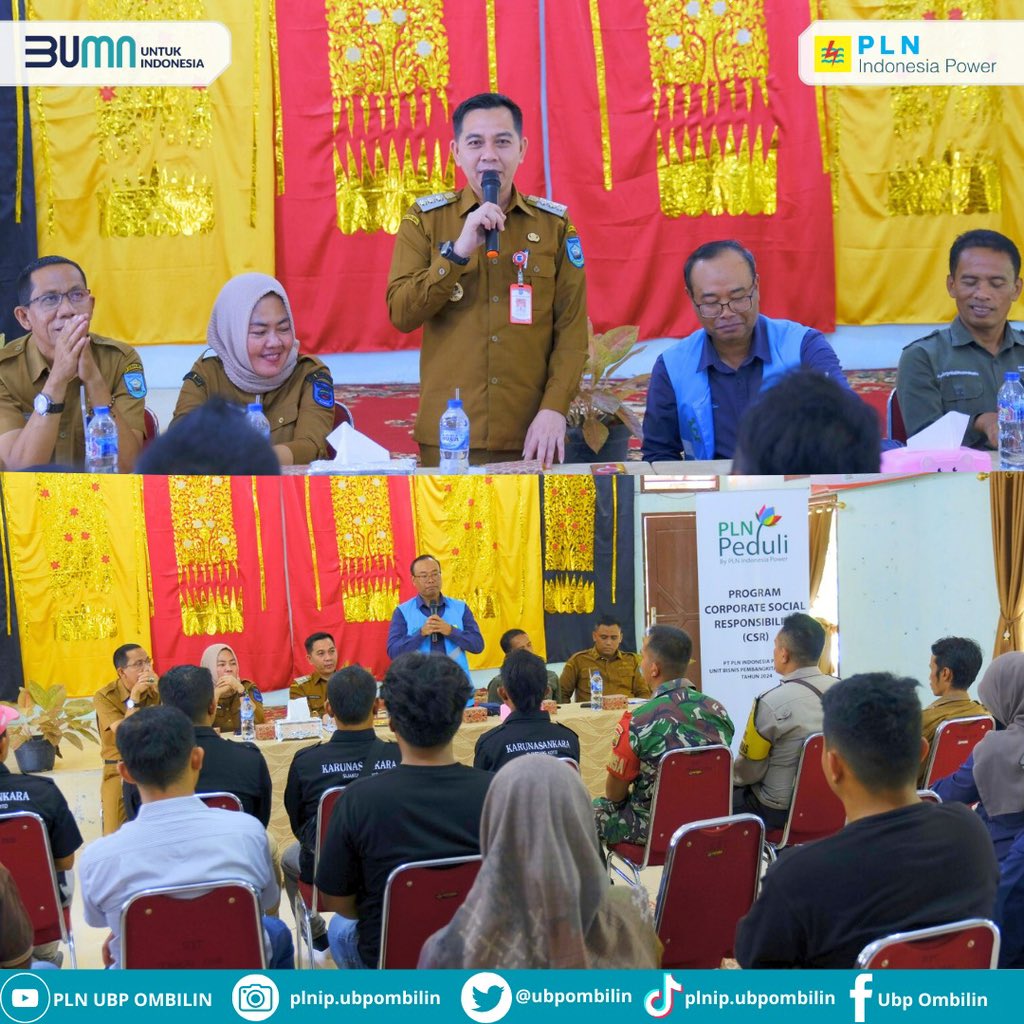 upkombilin's tweet photo. Manager PT PLN Indonesia Power UBP Ombilin I Nyoman Buda menyebut bantuan melalui program CSR dari PLTU Ombilin selaku BUMN yang ada di Sawahlunto memberikan 12 ribu bibit ikan patin jambal dan 16 ekor indukan lobster air tawar dengan nilai Rp98 juta. 

https://t.co/pUPuUN2ESL https://t.co/x51rfSMPVr