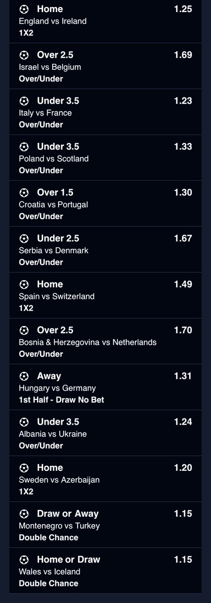 visualcodeonx's tweet image. 🚨LECTURE TIME : UEFA NATIONS LEAGUE ODDS