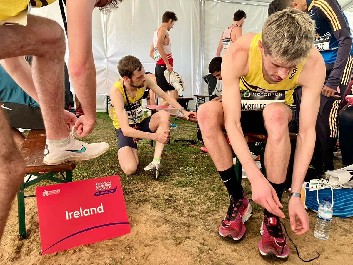 nbharriers's tweet image. For the second successive year NBH win Silver in the Irish National Cross Country Championships booking their place to the European Clubs in Albufiera, Portugal alongside @cndrtrackclub !!! 

Congratulations Matthew, Finn, Andrew and Conan on superb runs today !! ❤️🔥☘️🇵🇹
