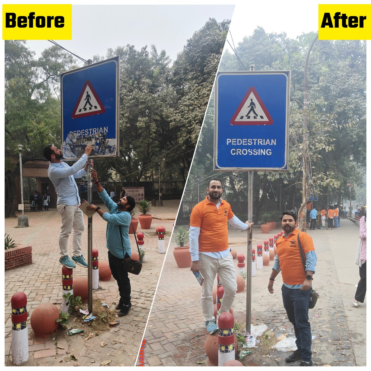 ABVPDelhi's tweet photo. आज अभाविप दिल्ली के प्रांत संगठन मंत्री श्री राम कुमार के नेतृत्व में अभाविप उत्तरी विभाग के कार्यकर्ताओं के द्वारा दिल्ली विश्वविद्यालय के आर्ट्स फैकल्टी में स्वच्छता अभियान चलाया गया। 

#ABVP #SFD #StudentsForDevelopment https://t.co/vISLEJTxmx
