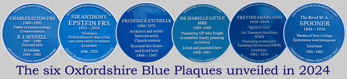 The unveiling season for this year is now over, and here are the new 2024 plaques. The colour varies according to the amount of sunlight