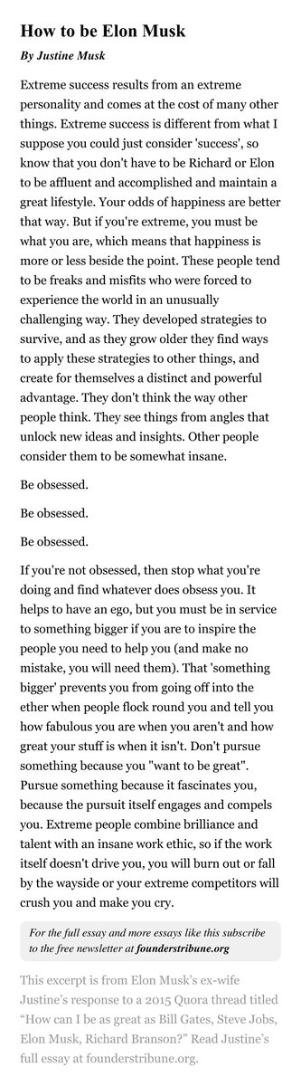 How to be Elon Musk by <a href="/justinemusk/">Justine Musk</a>