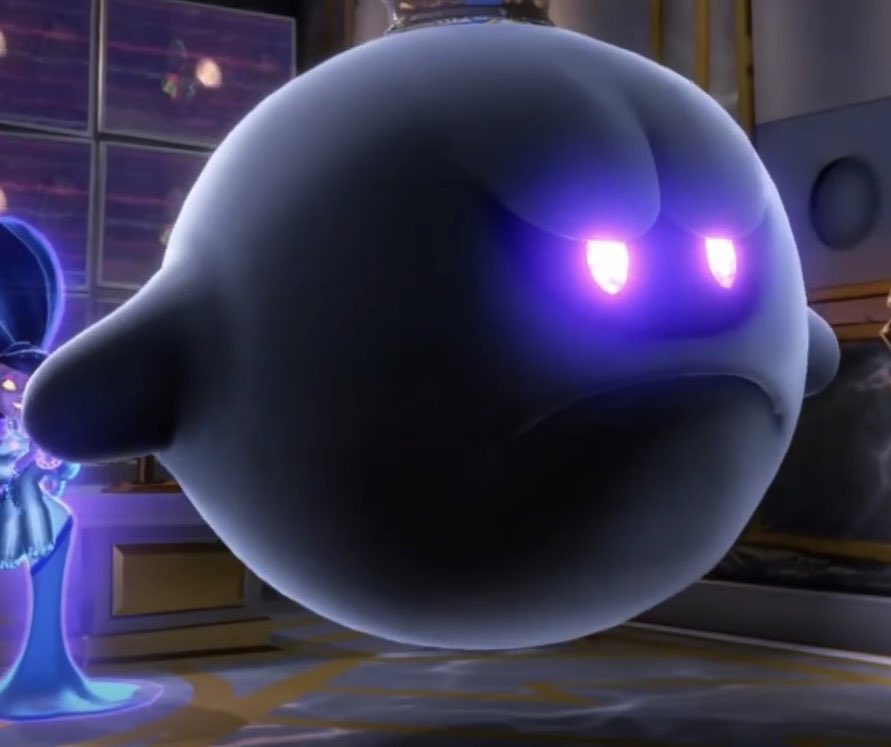 BIGBOOLEADER's tweet photo. "Sigh. You know what? I’m done with this whole *Trapping people in Paintings* Scheme. It’s time for King Boo to step up his Game! It’s time for me to.. KILL Luigi! MWAHAHAHAHAHAHA!!~"

[ And with King Boo’s plan to Kill Luigi starts. ]

#Hellskulls https://t.co/5JGgvoDHtC