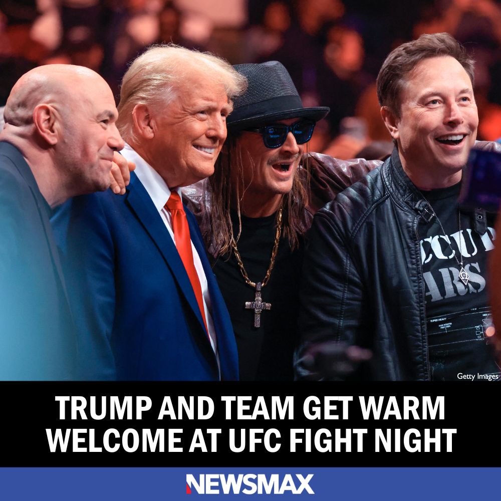 President-elect Donald Trump was greeted by chanting fans as he attended the Ultimate Fighting Championship heavyweight bout at New York's Madison Square Garden. MORE: bit.ly/40QCFaf
