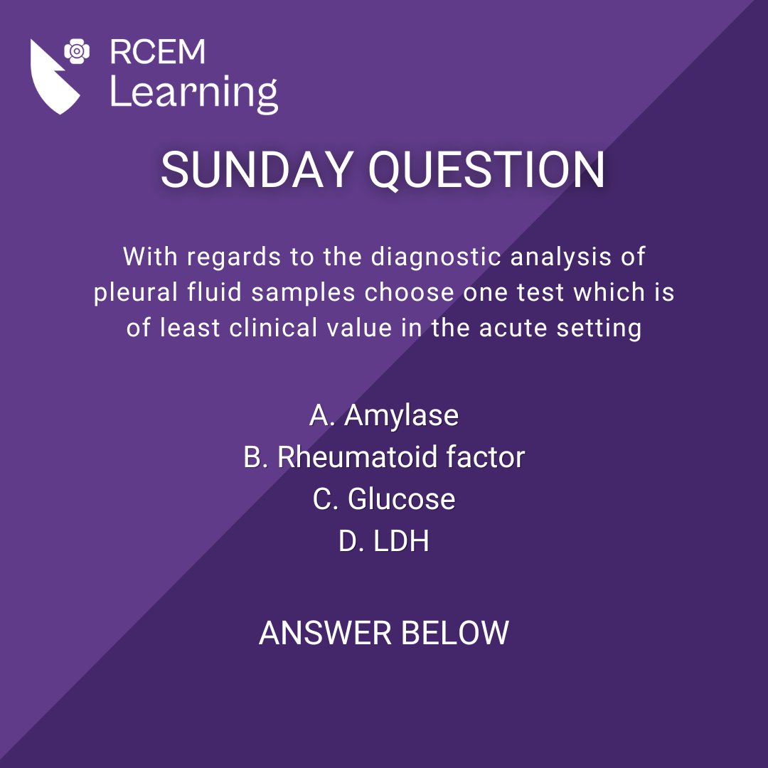 RCEMLearning's tweet image. The #SundayQuestion is back. 

Taken from our latest Curriculum Cup: Respiratory, ANSWER BELOW! 

[The answer will be revealed in 24 hours]