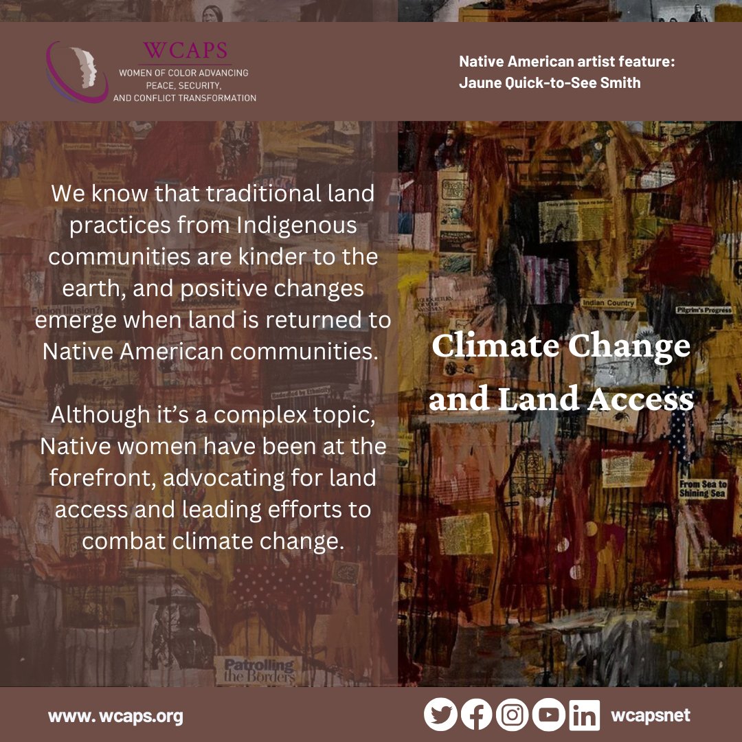 WCAPSnet's tweet image. Native women carry both trauma & triumph. They’ve endured violence & loss yet rise with resilience to reclaim their rights. We honor leaders like Winona LaDuke, who restores Native lands, & Tillie Black Bear, who fought violence against women.
#WCAPS #IndigenousPride