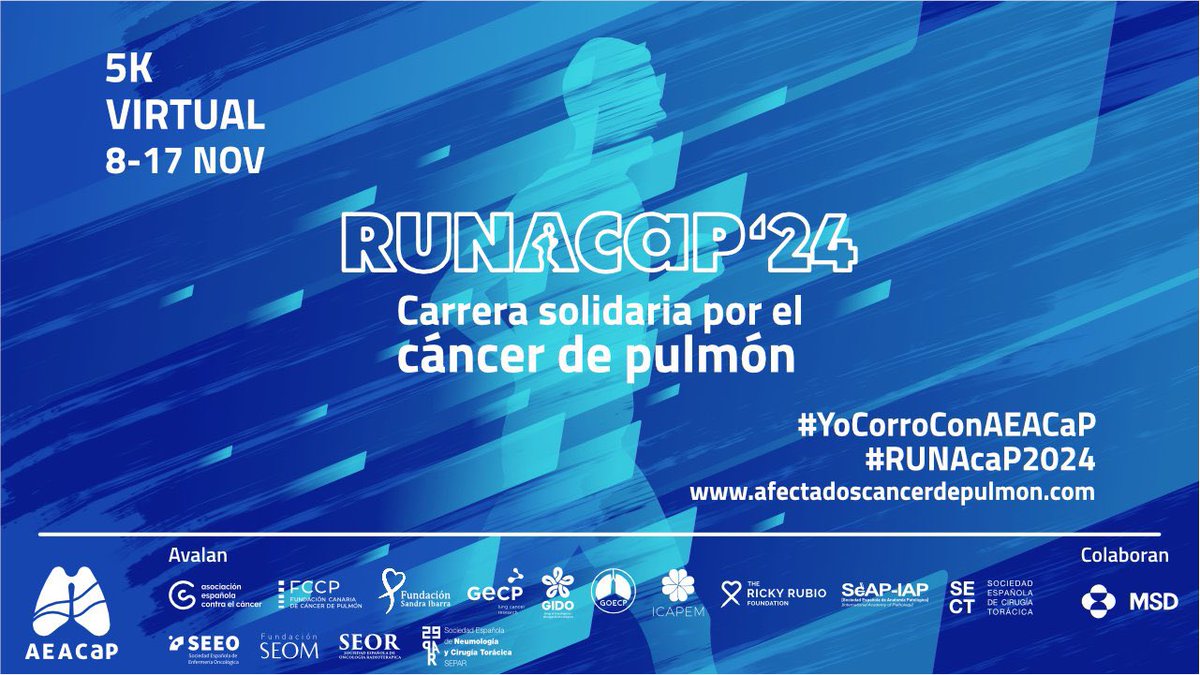 🔵🫁 En el #DiaInternacionalCàncerDePulmó, membres d' <a href="/aeacap/">AEACaP</a>, familiars i amistats s'han reunit a Sant Pere de Ribes, #Barcelona, per a la caminada 5K de la VI Carrera Solidària pel #càncerdepulmó

#YoCorroConAEACaP