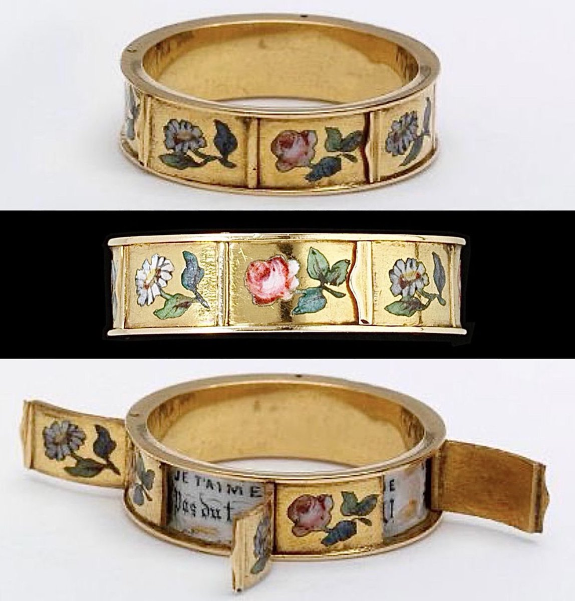 seraphicmaria's tweet photo. victorian compartment rings https://t.co/gFswpcqvdw