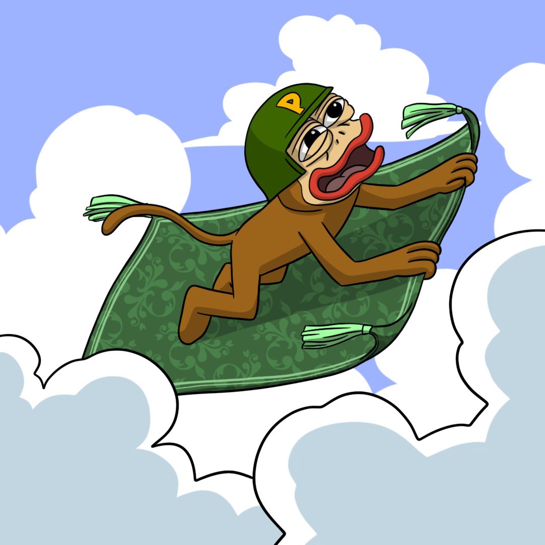 Flying high.