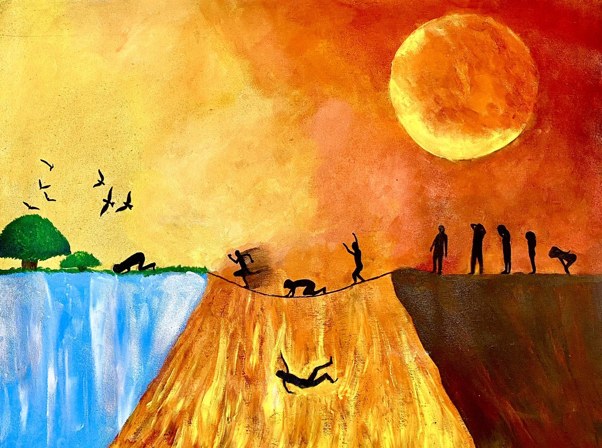 HumairaMirza7's tweet photo. I’m Humaira from India, and this is my art. https://t.co/smHi9cSfte