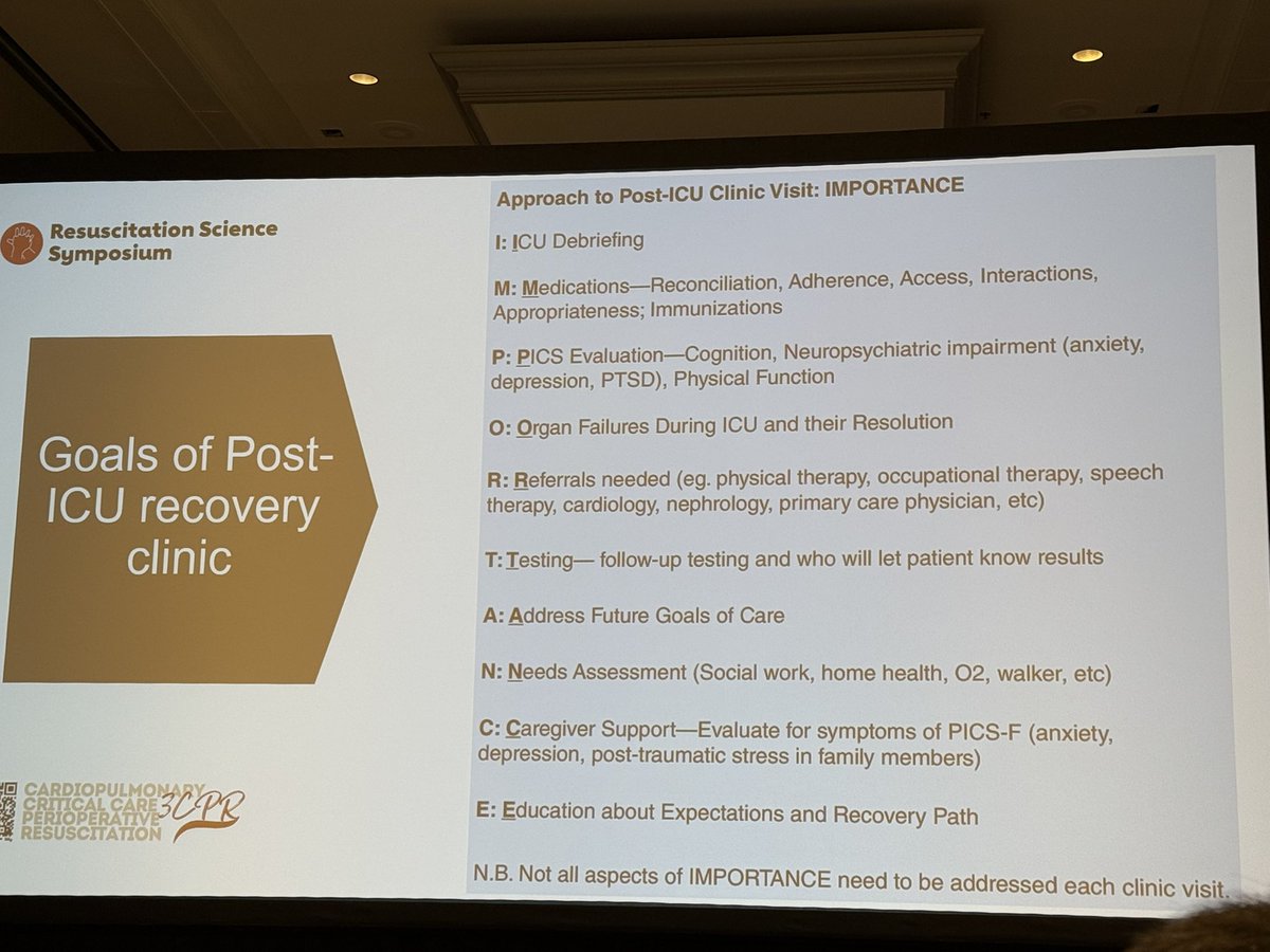Nick Johnson (@nickjohnsonmd) on Twitter photo Dr. Rachel Beekman presents her work focusing on developing a post-cardiac arrest recovery program at <a href="/YaleMed/">Yale School of Medicine</a>.
My take-home: Tremendous logistical effort & impressive undertaking requiring multidisciplinary engagement. Lots of potential!
#ReSS24 Dr. Rachel Beekman presents her work focusing on developing a post-cardiac arrest recovery program at <a href="/YaleMed/">Yale School of Medicine</a>.
My take-home: Tremendous logistical effort & impressive undertaking requiring multidisciplinary engagement. Lots of potential!
#ReSS24