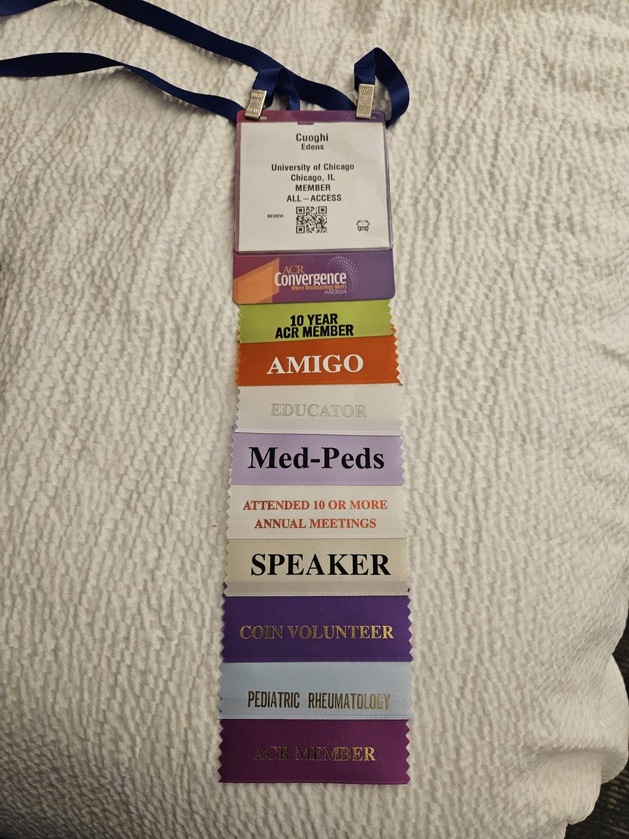 Cuoghi Edens (@cuoghie) on Twitter photo Putting in the Work and Time for the ribbons #ACR24 #rheumtwitter #pedsrheum Putting in the Work and Time for the ribbons #ACR24 #rheumtwitter #pedsrheum