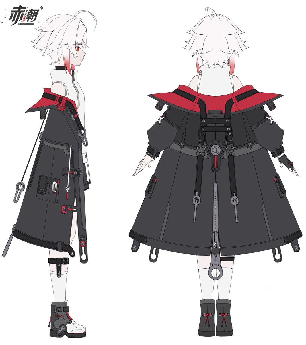 Fan Fact: Zero's coat can be opened from the back! (In case you