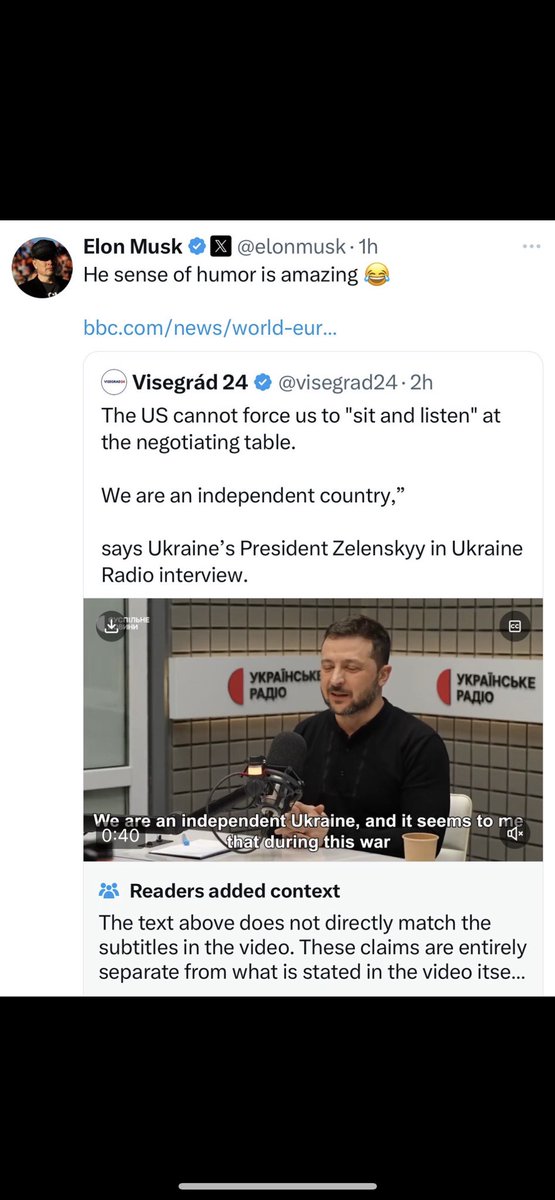 Gråtskrattsmiley. Åt en ledare som försöker rädda sitt land från skövling, fördrivning, slakt, våldtäkt, barbari och mördade journalister.
Men berätta mer för mig om yttrandefrihet.