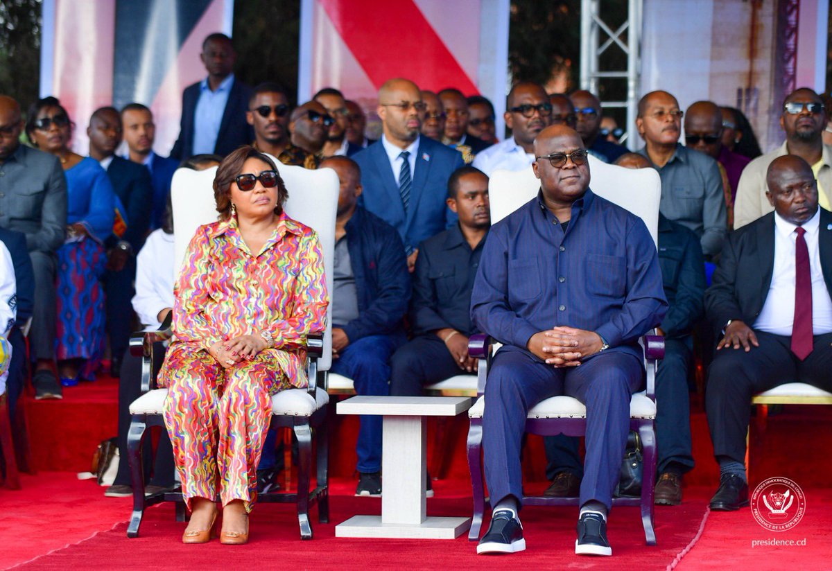 aminata_kasa's tweet image. #HautKatanga | Au deuxième jour de son itinérance dans le Haut-Katanga, le Président Félix Tshisekedi a relancé, ce dimanche à #Kipushi, la production du Zinc à la mine de KICO( Kipushi Corporation) située à 30 km de #Lubumbashi.