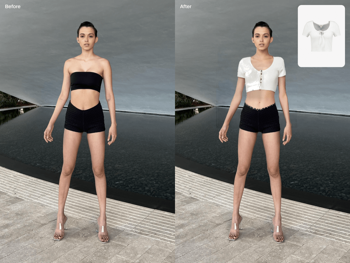 Ina_dcl's tweet image. Prueba virtual de ropa con modelos de difusión en fotos de alta resolución en la vida real. ¡Descubre cómo lucirías! #ModaVirtual #PruebaVirtual #4K #FotosEnVidaReal #Tendencias2021 Visto en reddit: reddit.com/r/StableDiffus…