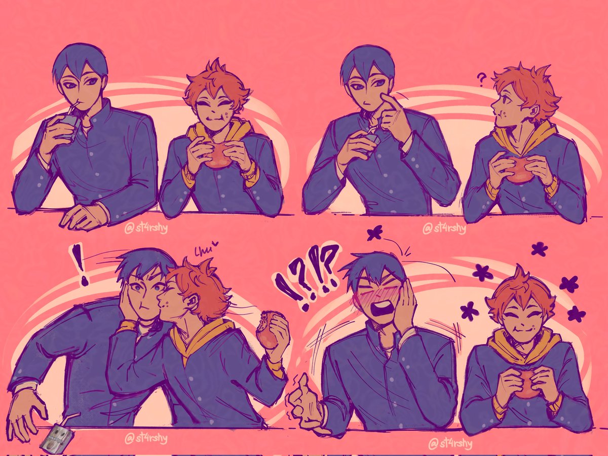 st4r_shy's tweet photo. They're not even dating (yet)
#kagehina #haikyuu https://t.co/UZKzFKozOo