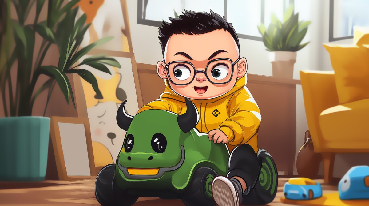 🐂💚 $BABY BNB cruising in style on his green bull, revving up those gains! Wealth has never looked this cute! 🏆💪
#BABYBNB #CryptoCruise