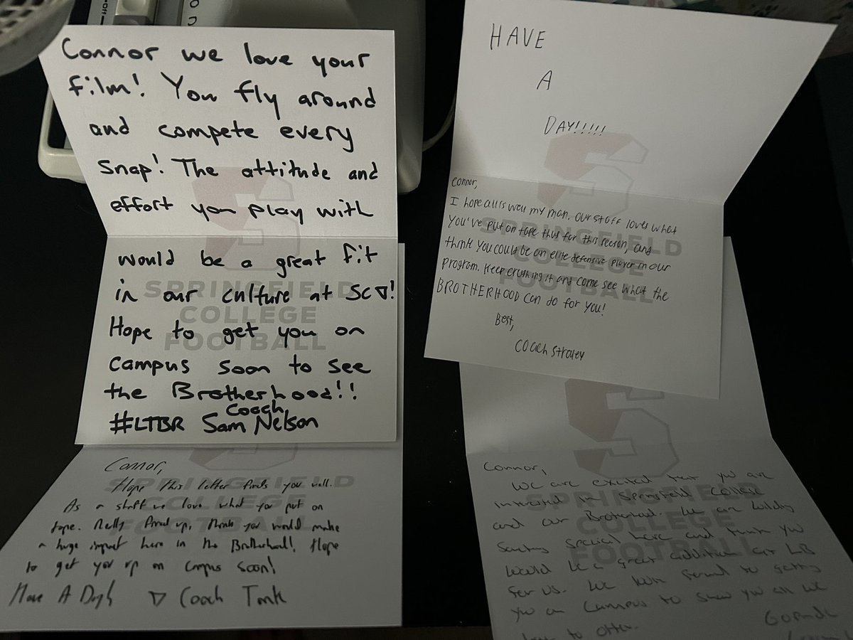 Connor Bednarski (@cbednarski02) on Twitter photo Thank you to everyone at Springfield football for the Letters. Congratulations on the undefeated season! Iโm looking forward to coming down!!!@Mike_Cerasuolo
<a href="/SamNasri19/">Samir Nasri Official</a> <a href="/CoachStraley/">Owen Straley</a> <a href="/_SCFootball/">Springfield Football</a> Thank you to everyone at Springfield football for the Letters. Congratulations on the undefeated season! Iโm looking forward to coming down!!!@Mike_Cerasuolo
<a href="/SamNasri19/">Samir Nasri Official</a> <a href="/CoachStraley/">Owen Straley</a> <a href="/_SCFootball/">Springfield Football</a>