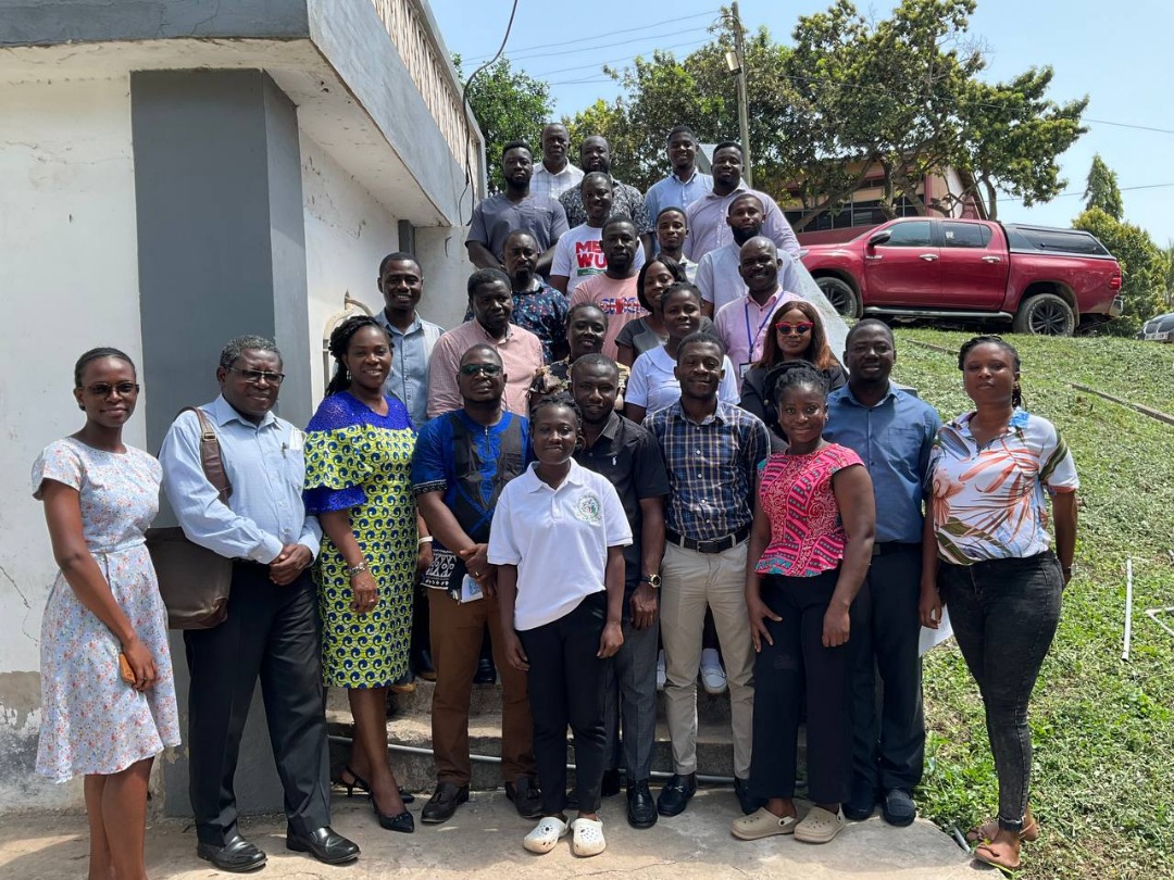 NMIMR_AMRHub's tweet photo. On November 13, 2024, the SeqAfrica team visited staff of Effia Nkwanta Regional Hospital to share on " Genomes of Antibiotic-Resistant Bacteria Species at Effia Nkwanta Hospital: Key Lessons Learned". The engagement led to renewed commitment among the hospital staff . https://t.co/GD58Ql15Az