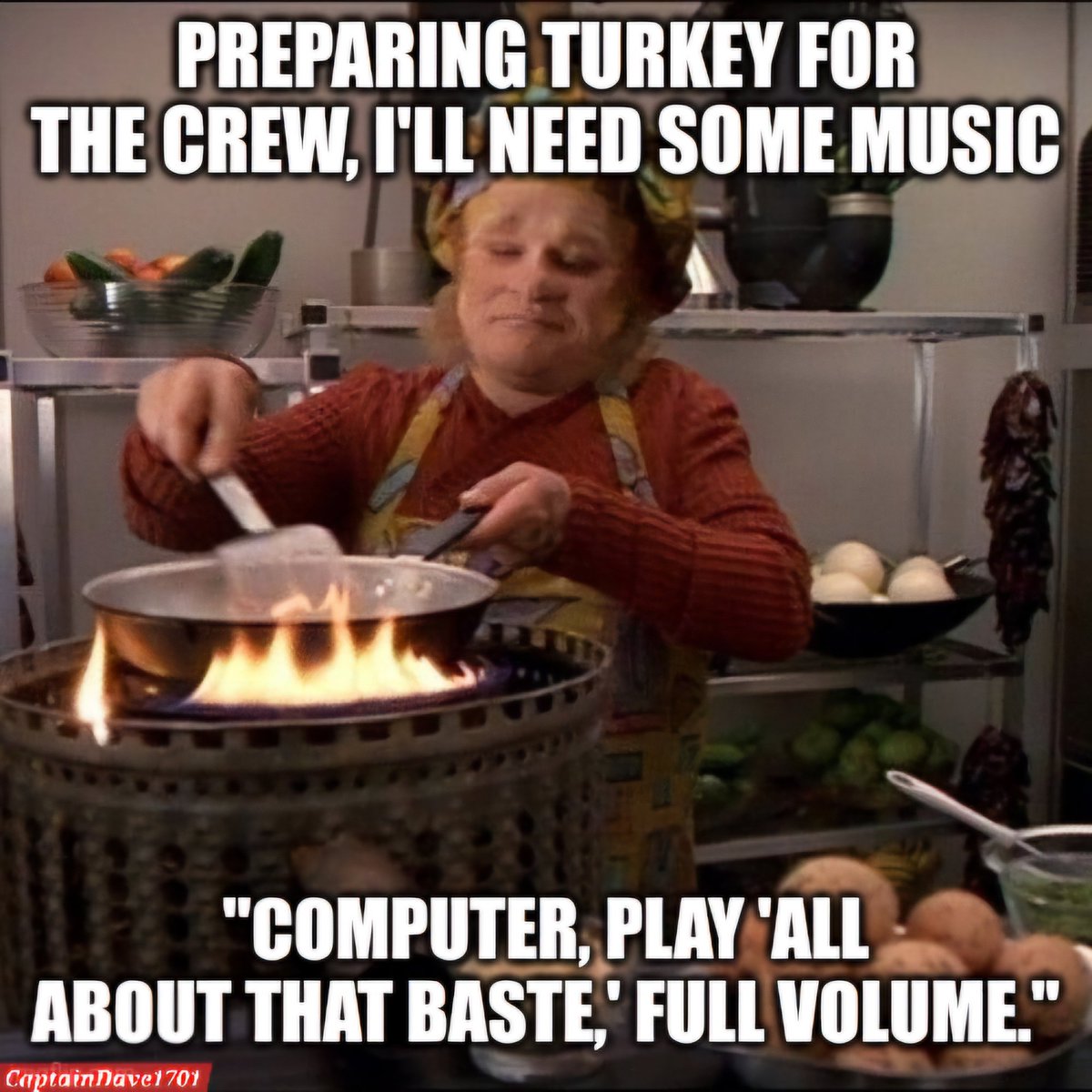 trekker21's tweet photo. #Neelix #NCC74656 #DeltaQuadrant #DeltaFlyer #StarTrek #TheFederation #ParamountPlus #Geek #STVOY #USSVoyager #MessHall #StarTrekMeme #Humor https://t.co/p9Urm7DpRe