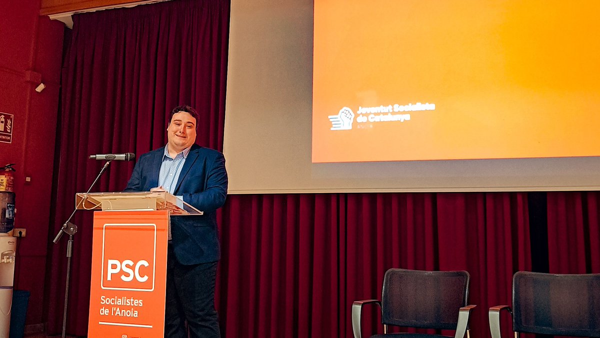 Al VI Congrés de la <a href="/jscanoia/">JSC Anoia /❤️</a> !

Felicitats <a href="/oriol_almiron/">Oriol Almirón Ruiz</a>, nou primer secretari de la federació🌹

Gràcies <a href="/DavidOlivaBeas/">David Oliva</a> per la feina que ha realitzat la teva executiva🙌🏻

Continueu sent la principal veu que reivindiqui les necessitats de la joventut de l'Anoia💪🏻