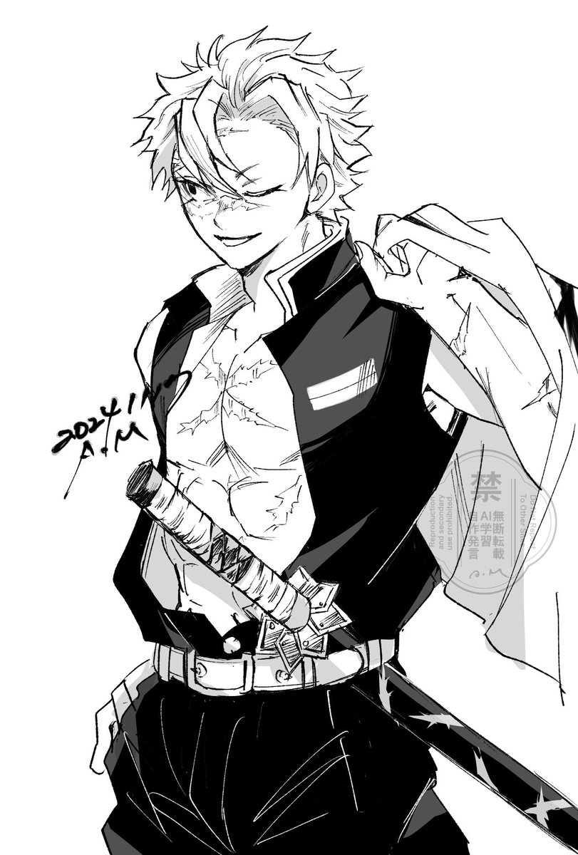 🍃。また明日から仕事なのに一時半😅寝ます〜何とか描き終わった表情迷ったら1.5ドロ