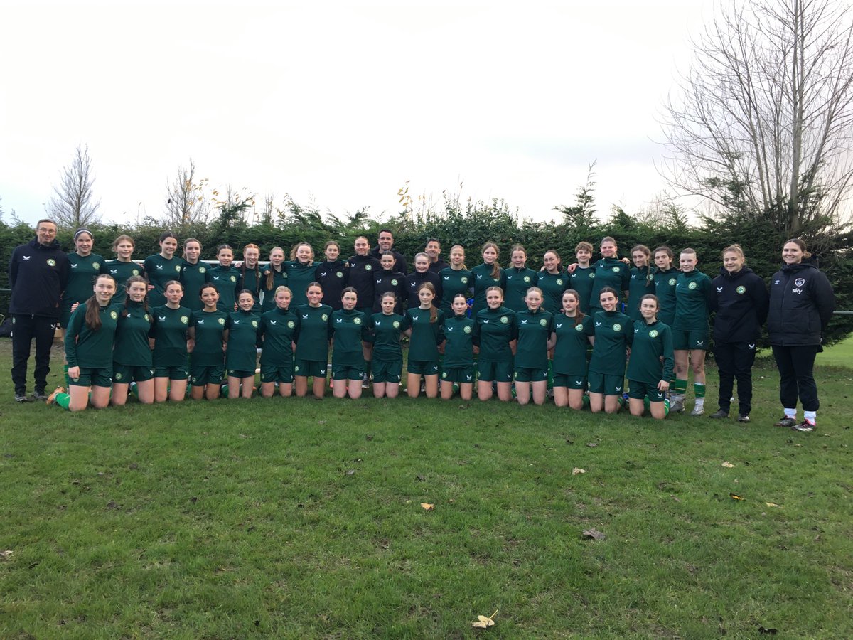 faischools's tweet photo. 👏 Massive well done to the players invited in for an initial assessment for the FAI Schools Under 15 Girls select in the AUL Complex today https://t.co/4FY5kcjWVR