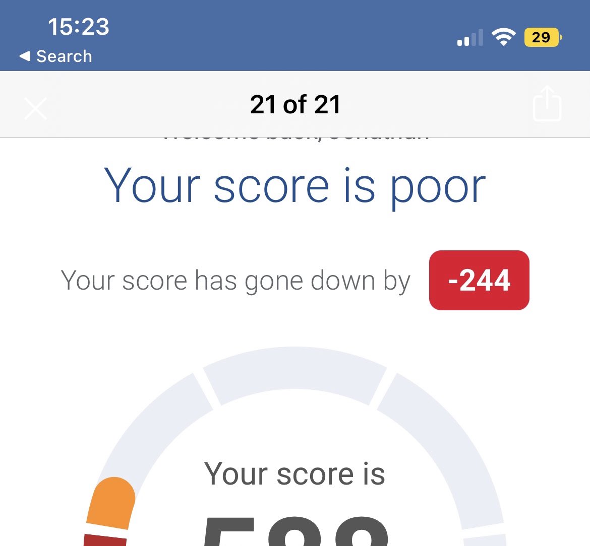 JonnyE's tweet photo. @monzo Destroys your credit rating even when paid off in advance. Thanks @monzo https://t.co/leHrXCXL7b