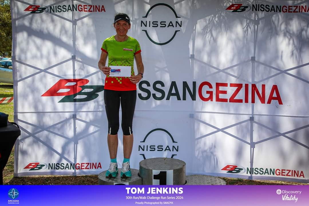 midrandstriders's tweet photo. Congratulations to Sharon Newman, 2nd Master in Tom Jenkins Road Race | 21km - 01:58:53 #TomJenkins #HalfMarathon https://t.co/2IHhyHqnCW
