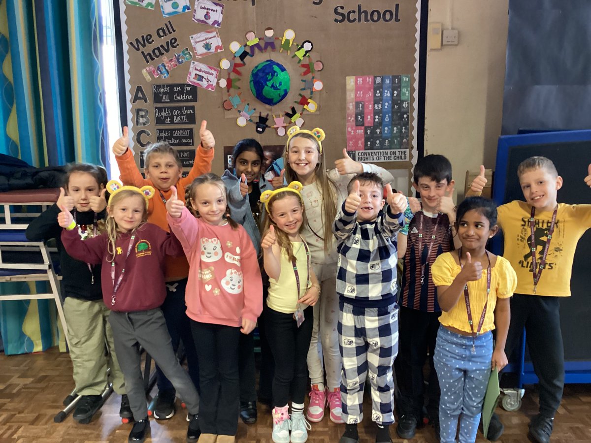 A huge thank you from our School Council to everyone who supported us with Children in Need on Friday. School was a sea of yellow, spots and Pudsey ears and pyjamas. Together we raised over £280 for Children in Need. #childreninneed #believetoachieve