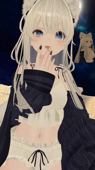 昨日のお洋服まとまりました!かわいい!あとなんか、ざぁこざぁこって言ってそうなお写真撮れた! 