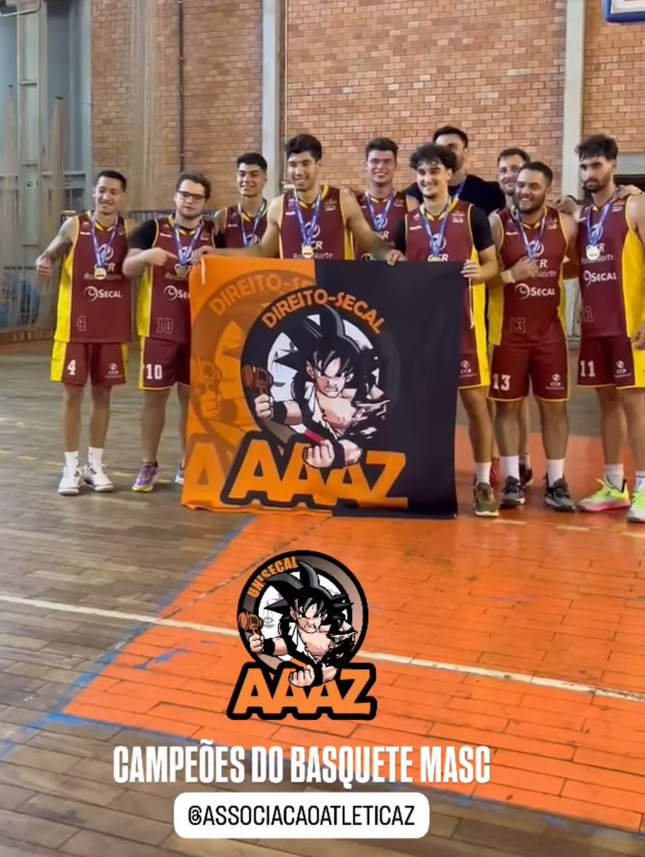 Atlética do Goku descobriu o macete para não ser rebaixado, pagar a graduação de uma equipe de basquete