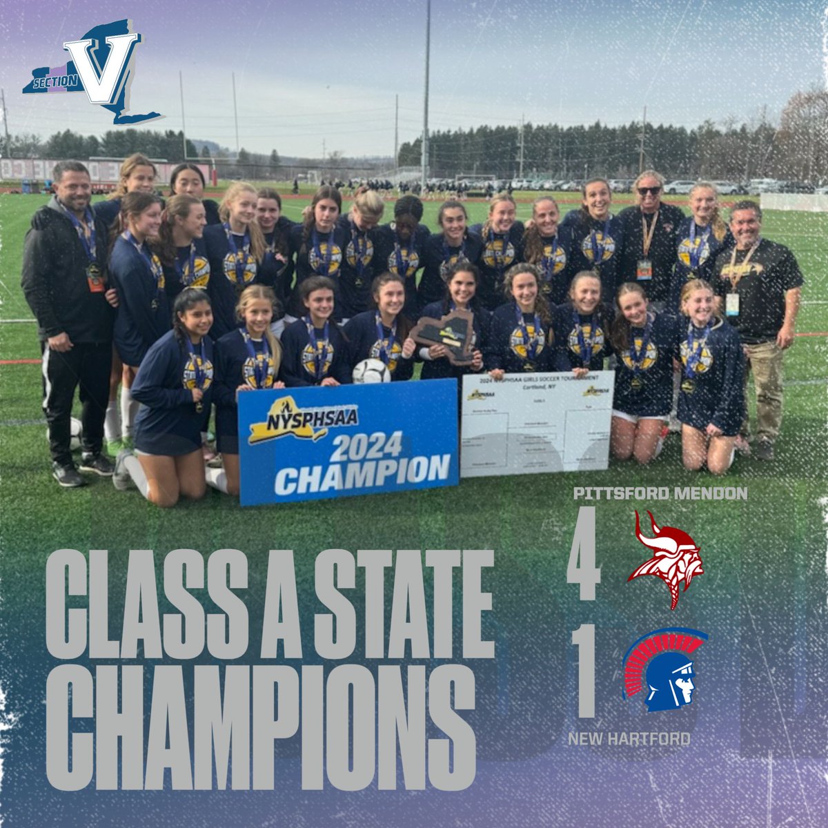 Section V Girls Soccer (@secvgirlssoccer) on Twitter photo Congratulations to the 2024 Class A NYSPHSSA Champions <a href="/PCSDMendonHS/">PCSDMendonHS</a> ! #sectionv #sectionvathletics #soccer #nysphssa Congratulations to the 2024 Class A NYSPHSSA Champions <a href="/PCSDMendonHS/">PCSDMendonHS</a> ! #sectionv #sectionvathletics #soccer #nysphssa