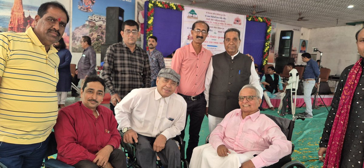 Divyang Snehmilan and Ras garba mahotsav @anandimano vadalo mansa