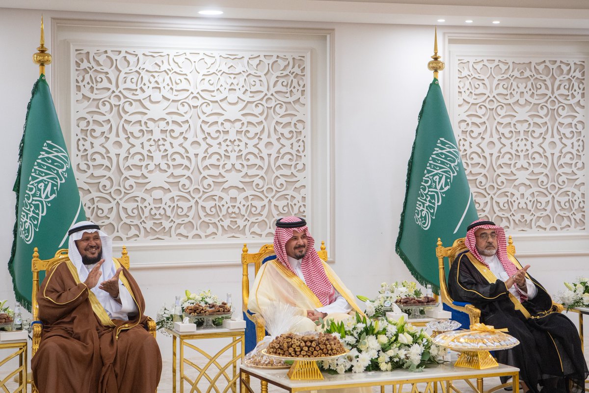 وزار سمو أمير منطقة #المدينة_المنورة #سلمان_بن_سلطان، شيخ شمل قبيلة رفاعة من مالك وجهينة الشيخ علي بن حسين بن عبدالرحمن أبو العسل الرفاعي.