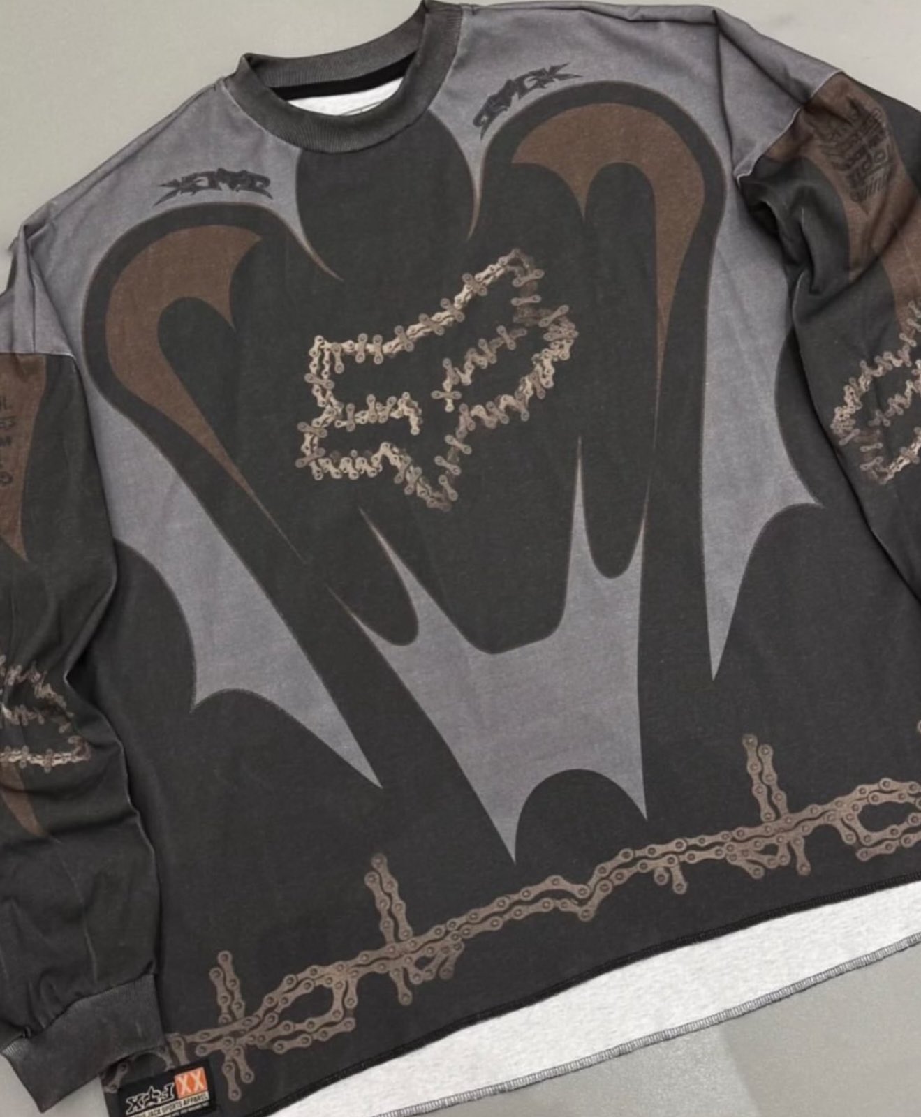 Travis Scott x Fox Racing★ロゴ フーディー パーカー 送関込 Buy Cactus Jack by Travis Scott x Fox Racing Hoodie I 'Black