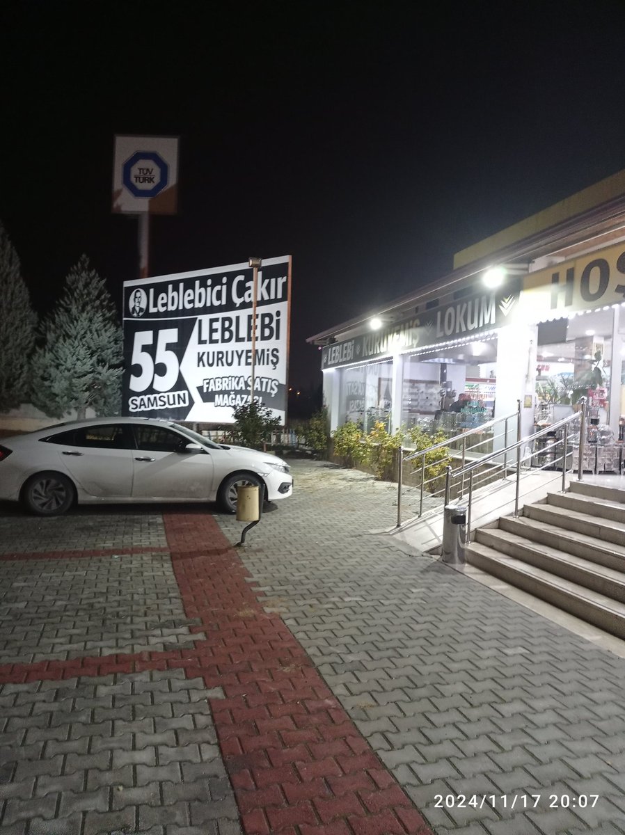 Burada verdim bir çay molası. 2 saate Samsun'da